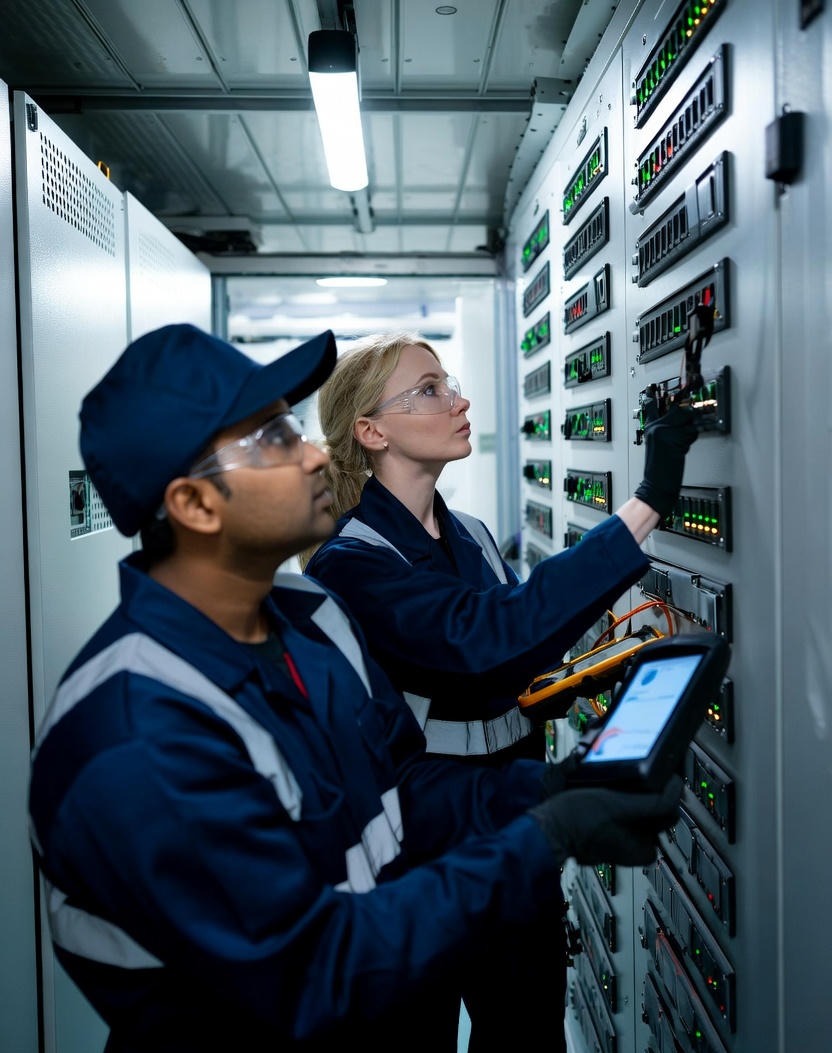 Data centre commissioning engineers UK